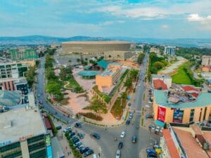 Kigali City, the capital of Rwanda. A promising city in Africa